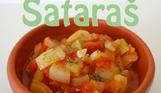 【セルビア料理のレシピ・動画】サタラシュの作り方（Sataraš）