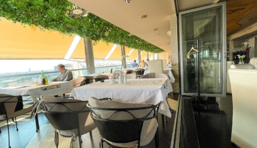 ベオグラードを眺望・テラジエ通りを眺めるレストラン “カルーソ”