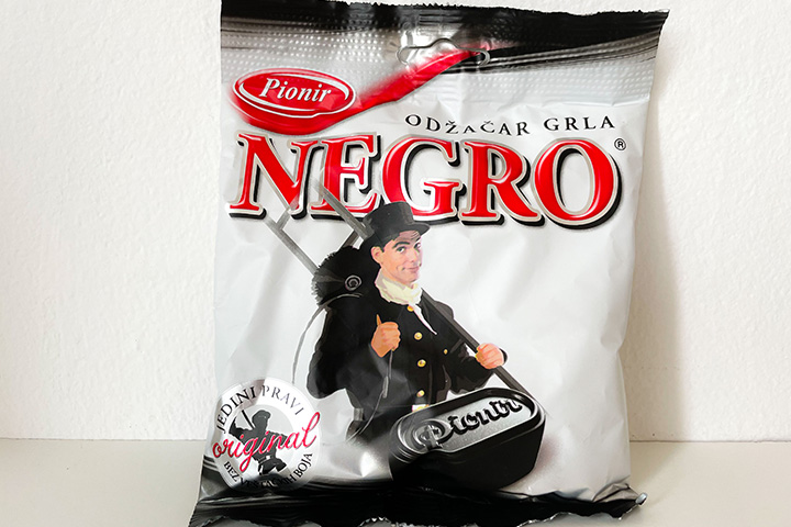 セルビアのお菓子メーカー・ピオニルのネグロキャンディ