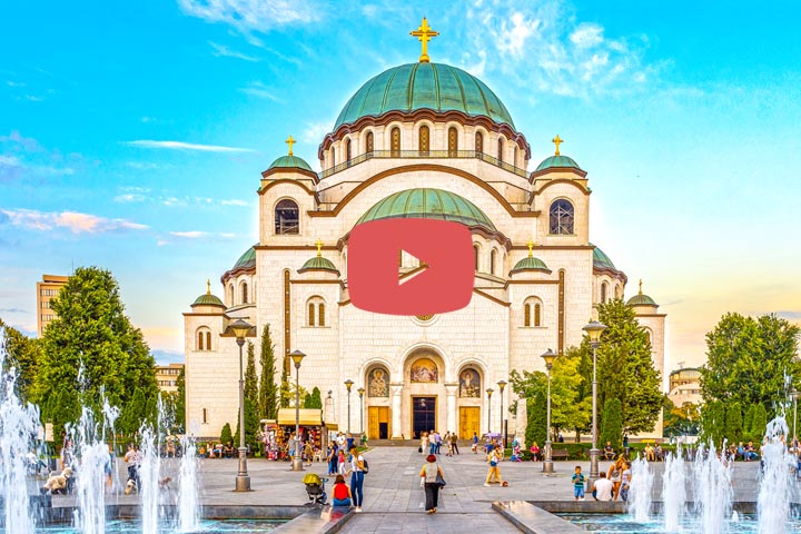 セルビアの首都ベオグラードのサヴァ大聖堂