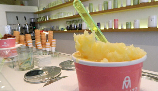 自然素材のアイスクリーム店  “Moritz Eis”